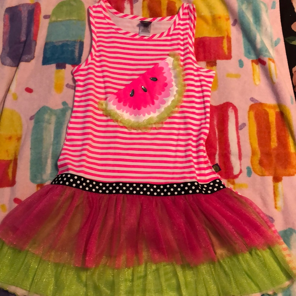 Girls Dollie and me watermelon outfit size 10